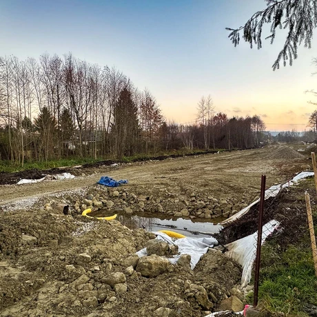 Rzeszów - Budowa drogi, która połączy ulice Krzyżanowskiego i Wieniawskiego [listopad 2024] - fot 3