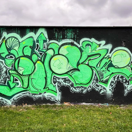 Rzeszów - Graffiti na garażach w Parku Zdrowia na osiedlu Kmity - fot 9