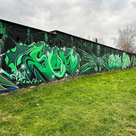 Rzeszów - Graffiti na garażach w Parku Zdrowia na osiedlu Kmity - fot 12