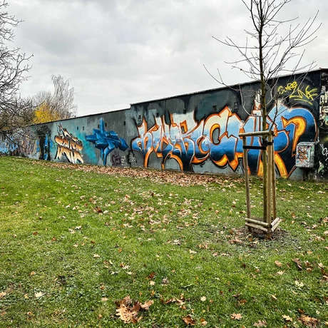 Rzeszów - Graffiti na garażach w Parku Zdrowia na osiedlu Kmity - fot 14