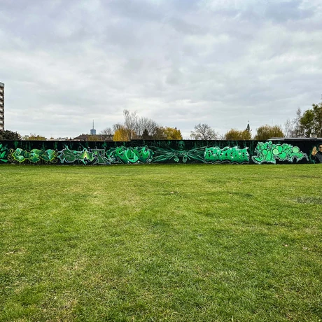Rzeszów - Graffiti na garażach w Parku Zdrowia na osiedlu Kmity - fot 6