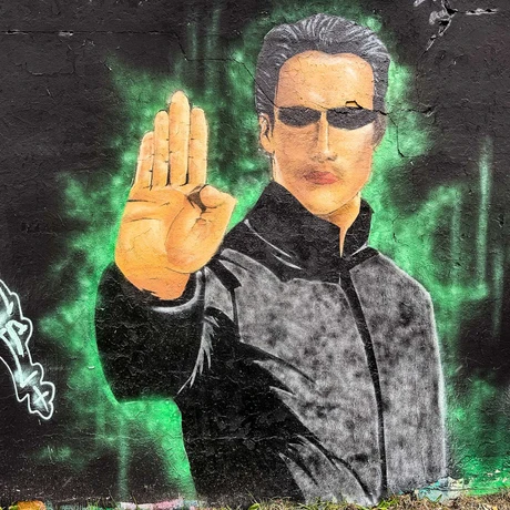 Rzeszów - Graffiti na garażach w Parku Zdrowia na osiedlu Kmity - fot 1