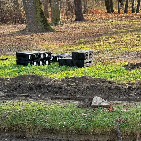 Rzeszów - Rewitalizacja parku na osiedlu Słocina [listopad 2024] - fot 5
