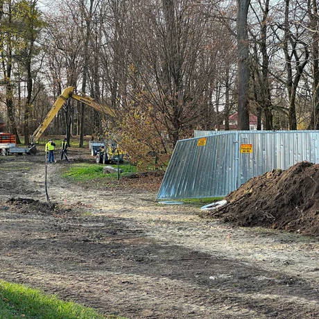 Rzeszów - Rewitalizacja parku na osiedlu Słocina [listopad 2024] - fot 13