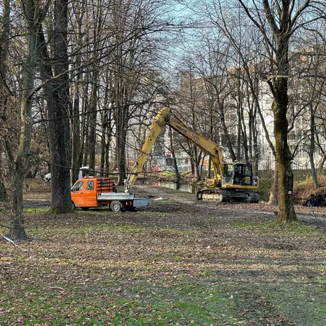 Rzeszów - Rewitalizacja parku na osiedlu Słocina [listopad 2024] - fot 10