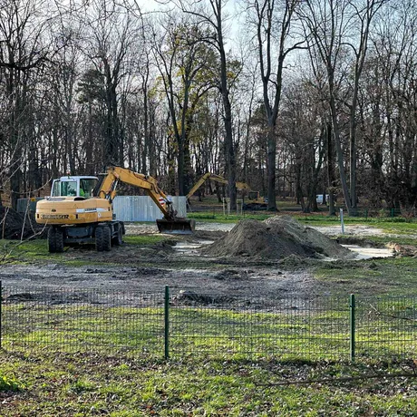 Rzeszów - Rewitalizacja parku na osiedlu Słocina [listopad 2024] - fot 3