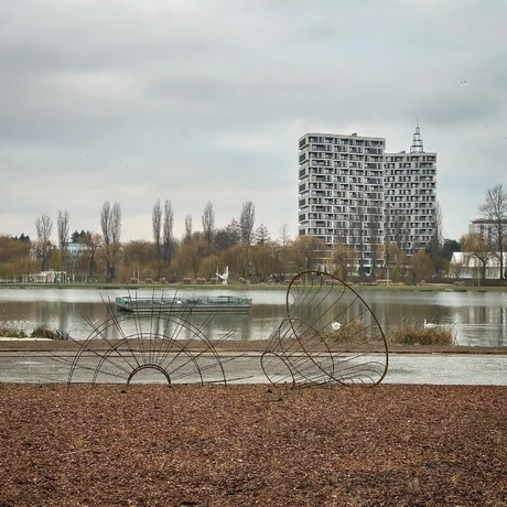 Rzeszów - Budowa miejskiej plaży nad Wisłokiem [grudzień 2024] - fot 5
