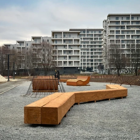 Rzeszów - Budowa miejskiej plaży nad Wisłokiem [grudzień 2024] - fot 15