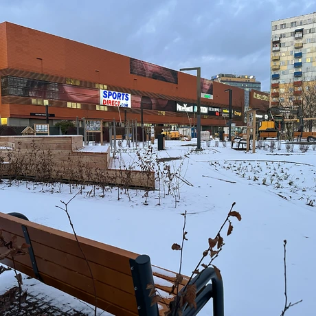 Rzeszów - Budowa ogrodu kieszonkowego na osiedlu Nowe Miasto [styczeń 2025] - fot 16