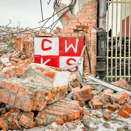 Rzeszów - Prace rozbiórkowe na stadionie Resovii przy ul. Wyspiańskiego - fot 1