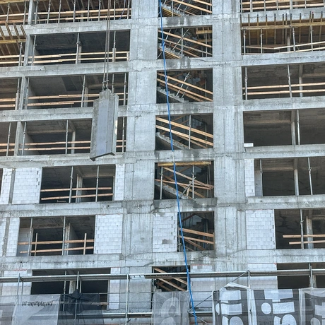 Rzeszów - II etap budowy kompleksu KrakoVska w Rzeszowie [styczeń 2025] - fot 25