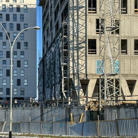 Rzeszów - II etap budowy kompleksu KrakoVska w Rzeszowie [styczeń 2025] - fot 20