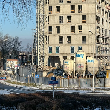 Rzeszów - II etap budowy kompleksu KrakoVska w Rzeszowie [styczeń 2025] - fot 11