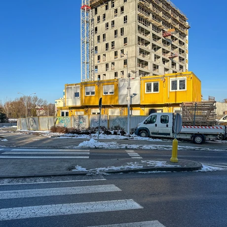 Rzeszów - II etap budowy kompleksu KrakoVska w Rzeszowie [styczeń 2025] - fot 18