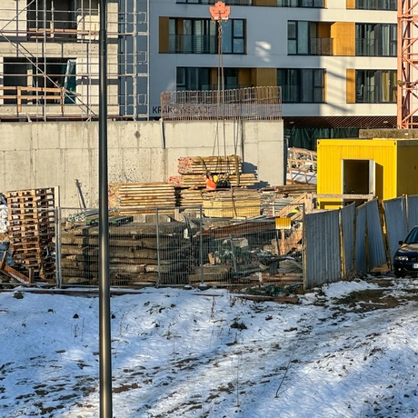 Rzeszów - II etap budowy kompleksu KrakoVska w Rzeszowie [styczeń 2025] - fot 2