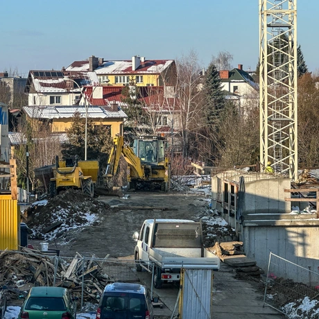 Rzeszów - II etap budowy kompleksu KrakoVska w Rzeszowie [styczeń 2025] - fot 6