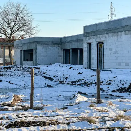 Rzeszów - Budowa żłobka na osiedlu Drabinianka [styczeń 2025] - fot 1