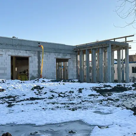 Rzeszów - Budowa żłobka na osiedlu Drabinianka [styczeń 2025] - fot 9