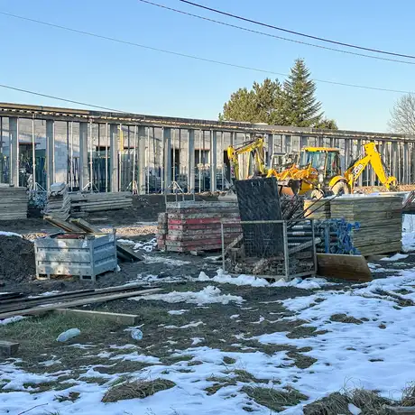 Rzeszów - Budowa żłobka na osiedlu Drabinianka [styczeń 2025] - fot 16