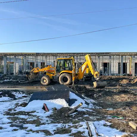 Rzeszów - Budowa żłobka na osiedlu Drabinianka [styczeń 2025] - fot 18