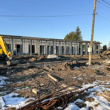 Rzeszów - Budowa żłobka na osiedlu Drabinianka [styczeń 2025] - fot 19