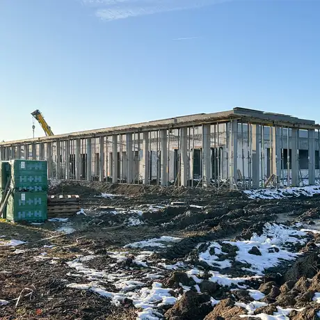Rzeszów - Budowa żłobka na osiedlu Drabinianka [styczeń 2025] - fot 21