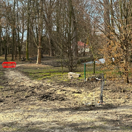 Rzeszów - Rewitalizacja parku na osiedlu Słocina [styczeń 2025] - fot 4