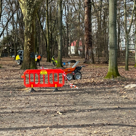 Rzeszów - Rewitalizacja parku na osiedlu Słocina [styczeń 2025] - fot 6