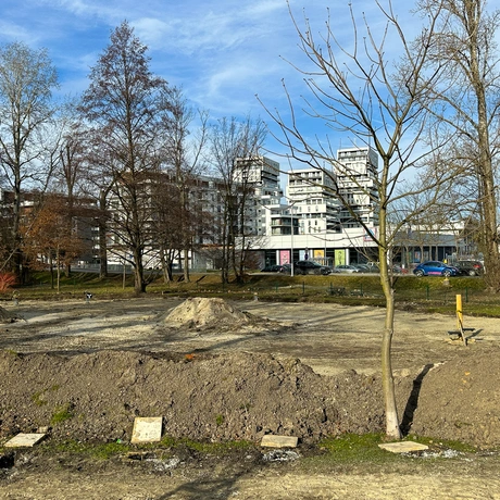 Rzeszów - Rewitalizacja parku na osiedlu Słocina [styczeń 2025] - fot 2