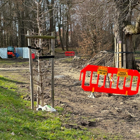 Rzeszów - Rewitalizacja parku na osiedlu Słocina [styczeń 2025] - fot 16