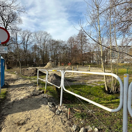 Rzeszów - Rewitalizacja parku na osiedlu Słocina [styczeń 2025] - fot 14