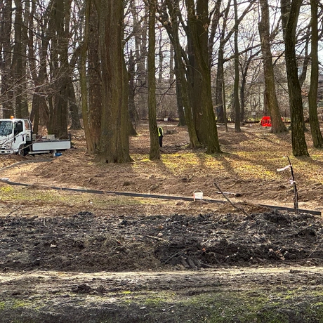 Rzeszów - Rewitalizacja parku na osiedlu Słocina [styczeń 2025] - fot 11
