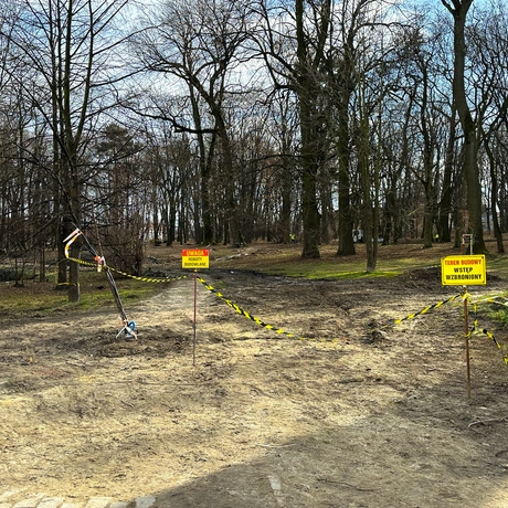 Rzeszów - Rewitalizacja parku na osiedlu Słocina [styczeń 2025] - fot 17