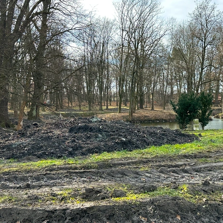 Rzeszów - Rewitalizacja parku na osiedlu Słocina [styczeń 2025] - fot 24