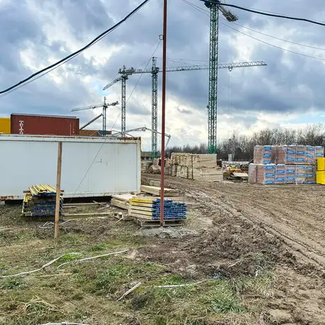 Rzeszów - IV etap budowy osiedla Bella Dolina na ul. Lubelskiej [styczeń 2025] - fot 22