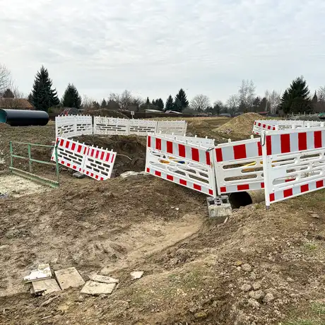 Rzeszów -  Budowa drogi, która połączy ulice Krzyżanowskiego i Wieniawskiego [luty 2025] - fot 10