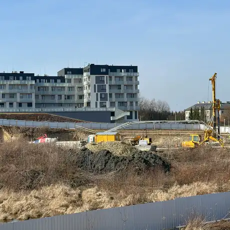 Rzeszów - Budowa wielorodzinnych budynków mieszkalnych przy ul. Sieciecha w Rzeszowie [marzec 2025] - fot 19