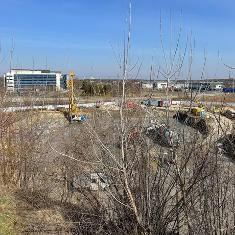 Rzeszów - Budowa wielorodzinnych budynków mieszkalnych przy ul. Sieciecha w Rzeszowie [marzec 2025] - fot 9
