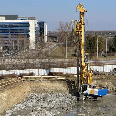 Rzeszów - Budowa wielorodzinnych budynków mieszkalnych przy ul. Sieciecha w Rzeszowie [marzec 2025] - fot 11