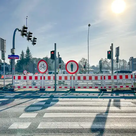 Rzeszów - Przebudowa skrzyżowania al. Armii Krajowej i ul. Krzyżanowskiego [marzec 2025] - fot 16