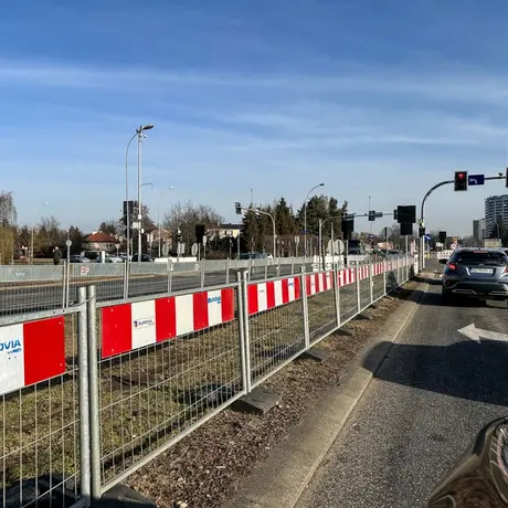 Rzeszów - Przebudowa skrzyżowania al. Armii Krajowej i ul. Krzyżanowskiego [marzec 2025] - fot 5