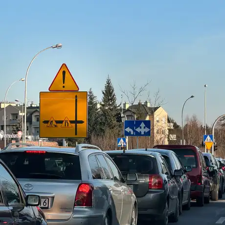 Rzeszów - Przebudowa skrzyżowania al. Armii Krajowej i ul. Krzyżanowskiego [marzec 2025] - fot 19