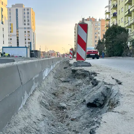 Rzeszów - Rozbudowa ul. Granicznej w Rzeszowie [marzec 2025] - fot 5