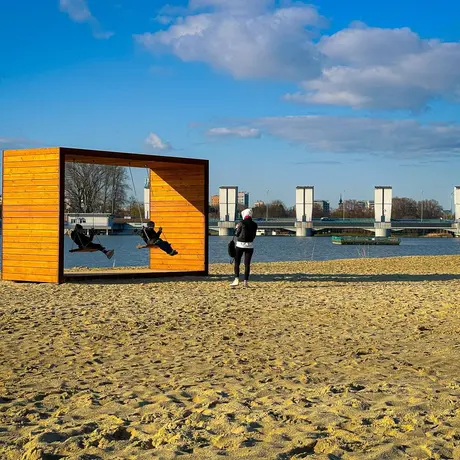 Rzeszów - Słoneczna niedziela na miejskiej plaży - fot 14