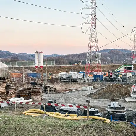 Rzeszów - Budowa drogi ekspresowej S19 Rzeszów Południe - Babica [marzec 2025] - fot 9