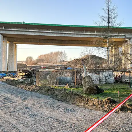 Rzeszów - Budowa drogi ekspresowej S19 Rzeszów Południe - Babica [marzec 2025] - fot 18