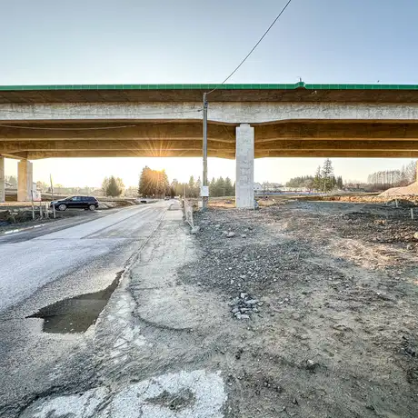 Rzeszów - Budowa drogi ekspresowej S19 Rzeszów Południe - Babica [marzec 2025] - fot 21