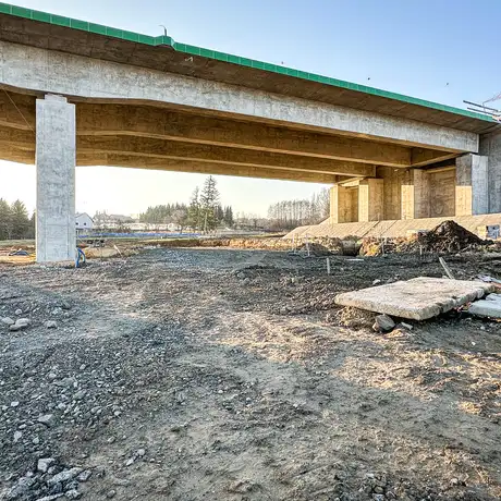Rzeszów - Budowa drogi ekspresowej S19 Rzeszów Południe - Babica [marzec 2025] - fot 22