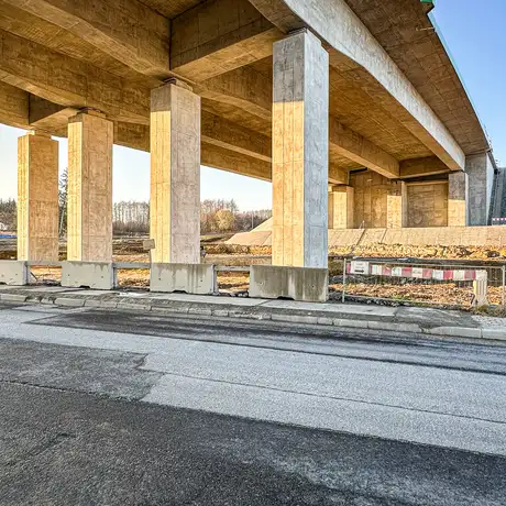Rzeszów - Budowa drogi ekspresowej S19 Rzeszów Południe - Babica [marzec 2025] - fot 23