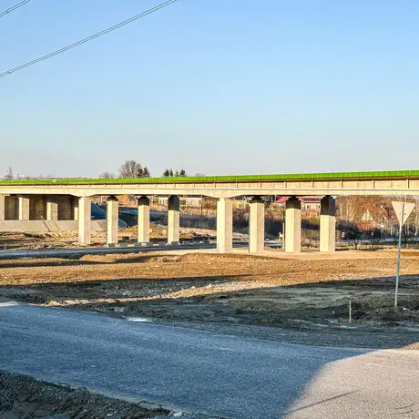 Rzeszów - Budowa drogi ekspresowej S19 Rzeszów Południe - Babica [marzec 2025] - fot 26